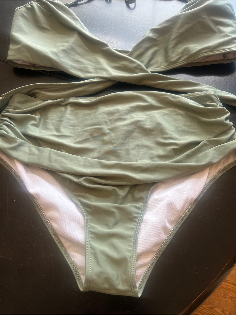 Olive Green Two-Piece Bikini Set